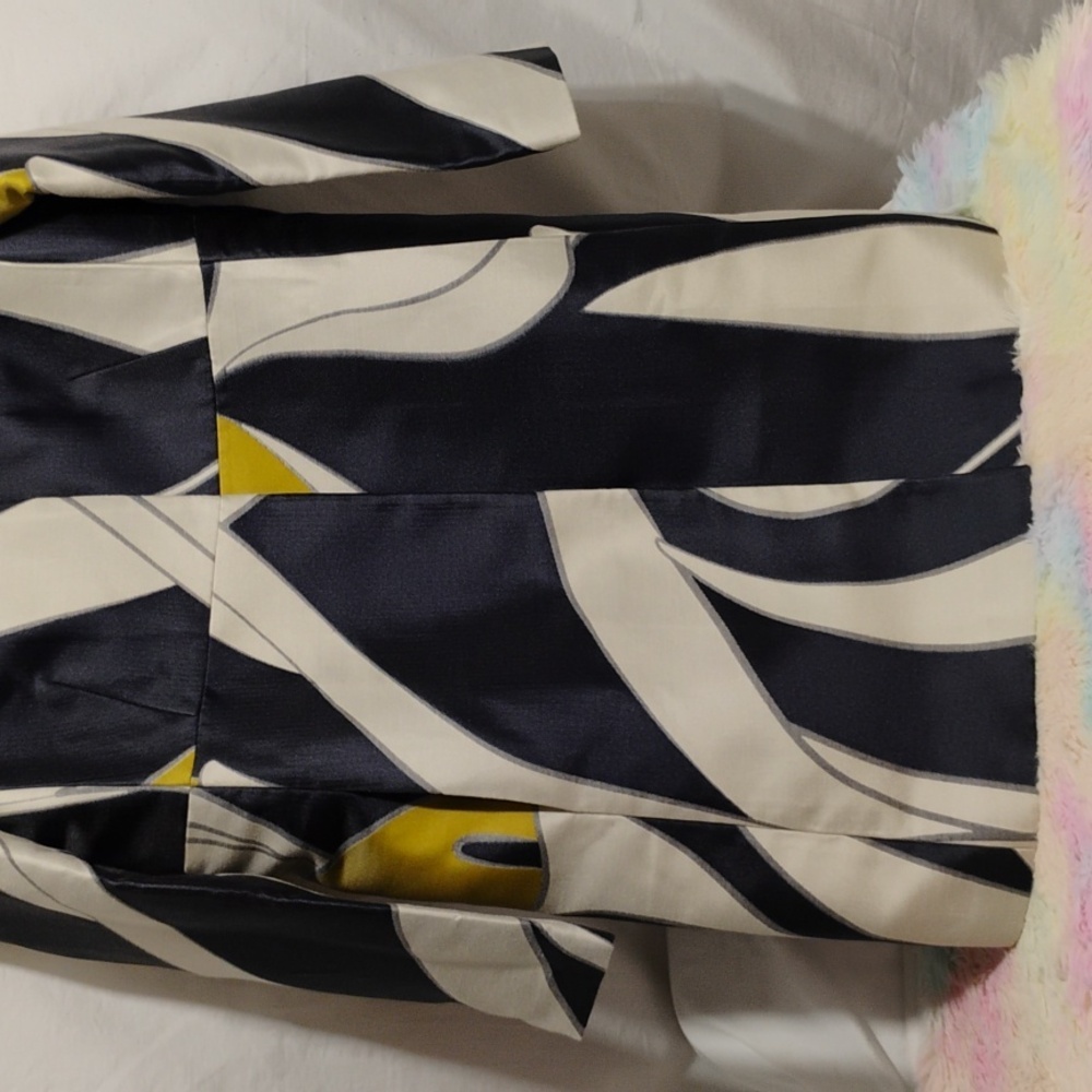 SALE! NWT Ann Taylor Petite Classy Multicolor Long Silky Soft Jacket (X-54) - Picture 3 of 14